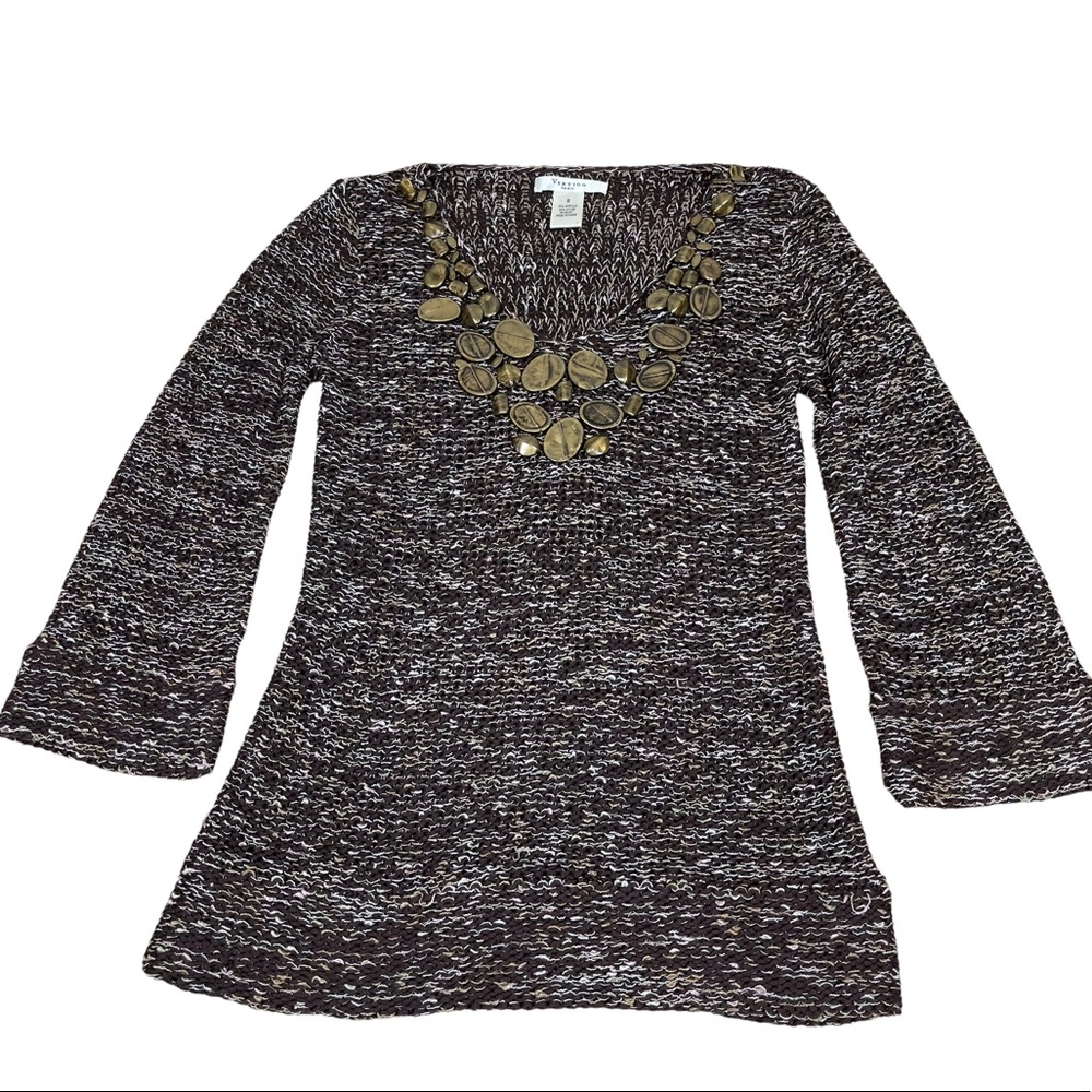 Vertigo Paris Vintage Sweater Tunic‎ Size Small - Picture 7 of 11